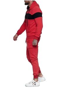 Ensemble de survêtement unisexe de bonne qualité avec fermeture éclair et pantalon, qualité supérieure pour hommes - Product Image 2