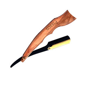 Rasoir de barbier pliant en acier inoxydable, rasoir manuel à lame droite, rasoir de sécurité avec votre propre marque - Product Image 4