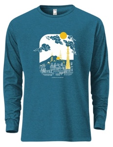 Calidad Premium 220 GSM Nuevo diseño Tamaño de impresión personalizado Logo Bajo MOQ Camiseta de manga larga para hombre 100% Algodón de Bangladesh - Product Image 2