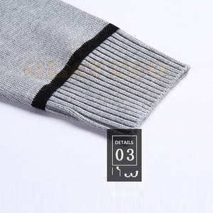 Sudaderas de algodón a prueba de viento de invierno para hombres Sudaderas con capucha con logotipo personalizado teñido liso de secado rápido y patrón sólido - Product Image 4