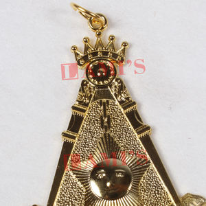 Fabriqué en usine artisanat passé maîtres collier bijou maçonnique Regalia bijou francs-maçons bijou pour uniforme - Product Image 3