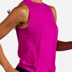 Conception et logo personnalisés Conception personnalisée de bonne qualité avec des vêtements décontractés multicolores personnalisés Débardeur de gym slim fit pour femmes - Product Image 3