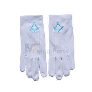 Gants de haute qualité en coton 100% blanc, respirants, durables, compatibles avec les écrans tactiles, pour toutes les saisons, avec logo personnalisé, meilleur prix - Product Image 4