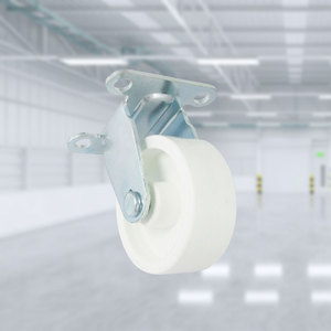 2Inch Solid Polypropylene Wheel Fixed Rigid Non <b>Swivel</b> Caster for Furniture - Product Image 4