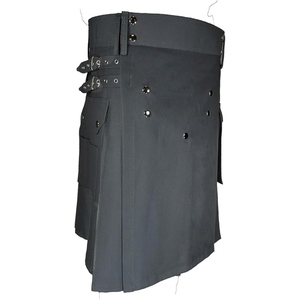 Kilt Moderno para Hombre en Tela Vaquera de Algodón, Ideal para el Trabajo, Aventuras al Aire Libre y Atuendos Casuales de Calle - Product Image 3