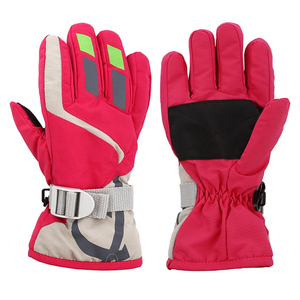 Gants de ski en cuir isolés pour hommes et femmes pour les sports d'hiver en plein air le snowboard du Pakistan vente en gros avec service OEM - Product Image 2