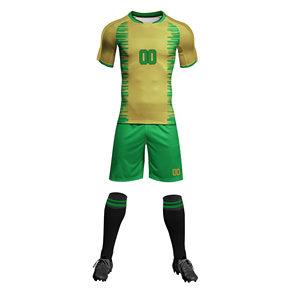 Meilleures ventes Vêtements de football personnalisés Costume d'uniforme de football sublimé à bas prix Service OEM avec technologie de coupe automatisée - Product Image 3