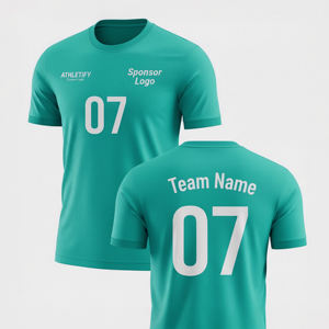 Uniformes de fútbol Camisetas personalizables para equipos con colores únicos y logotipos personalizados Fabricación personalizada - Product Image 1