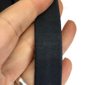 Cordón Plano de Corcho Premium de 20 mm Azul Marino, Correa de Cuero Vegano de Calidad Superior y Duradera para Coser Joyas, Bolsos y Accesorios - Product Image 6