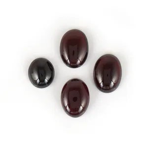 Best Quality Red Color Garnet Loose Gemstone Oval Cut Shape Semi-Precious In Calibration Faceting Healing Crystal Bulk Product