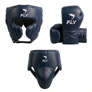 Conjunto Completo de Equipo de Boxeo, Guantes de Sparring de Cuero, Protector de Cabeza y Protector Inguinal para Entrenamientos en el Gimnasio - Product Image 5