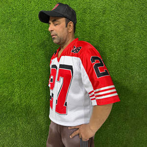 Tops de malla de poliéster para hombre, camiseta Dry-Fit, camiseta de gimnasio deportiva con estampado personalizado, camiseta de rugby, camiseta de baloncesto para hombre - Product Image 2