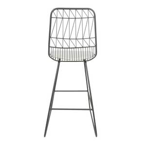 Silla de Bar Alta Moderna de Lujo con Tapicería Acolchada de Felpa y Estructura Metálica Resistente para el Hogar y Bares - Product Image 1