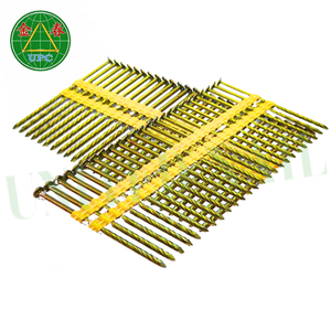 Clous à bande en plastique à 21 degrés 3 ''x 0.120 4000 pièces revêtement jaune à tige de vis pour les projets d'encadrement de l'usine du Vietnam - Product Image 5