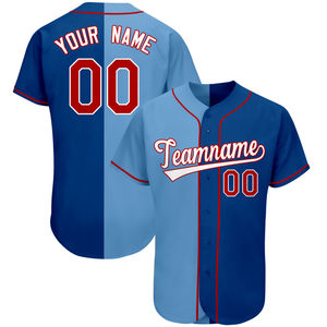 Vente en gros 100% maillots de baseball personnalisés en polyester sublimés confortables et respirants avec personnalisation prix bon marché OEM - Product Image 5