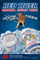 Groothandel in bulk dranken Bull suikervrije energiedrank Red Tiger van Viet My Food & Beverage hoge kwaliteit
