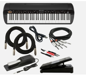Nouveau piano vintage SV-2 73 touches, best-seller - Noir, kit de câbles de haute qualité - Product Image 1