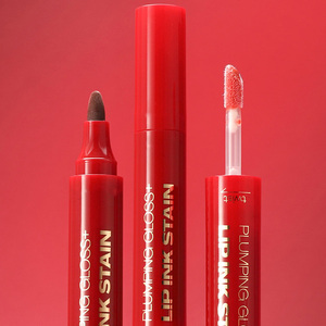 <span class=keywords><strong>Crayon</strong></span> à lèvres double embout, marqueur à lèvres aquarelle, brillant à lèvres, vente en gros, 6 couleurs - Product Image 5