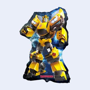 Globo de Aluminio Transformers Bumblebee 74X49Cm, Decoración para Fiestas, Bolsa de 2 Piezas - Product Image 1