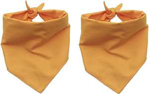 Bandana pour animaux de compagnie en coton de qualité supérieure, plusieurs couleurs unies, bandana triangulaire personnalisé, en gros - Product Image 5