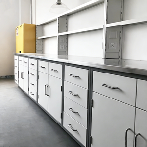 Banco da <span class=keywords><strong>Laboratorio</strong></span> Resistente agli Agenti Chimici <span class=keywords><strong>con</strong></span> Ripiani per Reagenti per Laboratori Industriali - Product Image 4