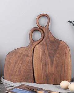 เขียงไม้หนาทรงสี่เหลี่ยมผืนผ้าสำหรับใช้ในครัวเขียงไม้ไผ่ไม้อคาเซียสีดำทำจากไม้ธรรมชาติ - Product Image 4