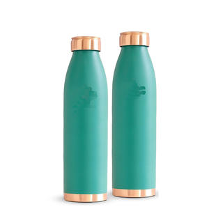 Copper <b>Water</b> <b>Bottle</b> (900ml) 100% Pure Copper Metal <b>Bottle</b> BPA Free Anti Oxidant Properties of Copper Keep <b>Hot</b> More Than 24 Hours - Product Image 3