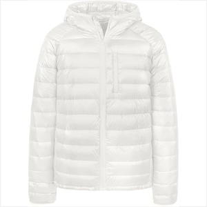 แจ็กเก็ตบอมเบอร์ไซส์ XL สำหรับผู้ชาย, แจ็กเก็ตทรงสูงน้ำหนักเบามีฮู้ดพับเก็บได้มีซิปปรับแต่งได้ - Product Image 1