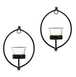 Candelabro de pared decorativo clásico con forma de ojo para decoración del hogar y la oficina, eventos de bodas y fiestas, hecho en India. - Product Image 5