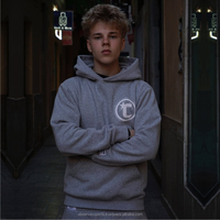 High Street Logo personnalisé graphique 3D bouffée impression corne survêtement ample Joggers et sweat à capuche ensemble 400 Gsm survêtement évasé
