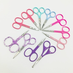 ใหม่กรรไกรตัดหนังปลายเงินกรรไกรสเตนเลสแบบยั่งยืนสปริงโค้งออกแบบโลโก้ได้ตามต้องการ - Product Image 4