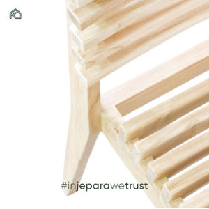 Sillas Apilables de Madera de Teca, Diseño Natural Moderno, Súper Cómodas, Duraderas y Resistentes al Agua, para Hotel, Apartamento, Cocina - Product Image 5