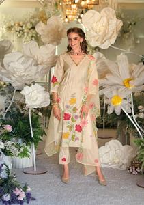 Haute qualité Designer Viscose Kurta ensemble coton lourd Organza imprimé Dupatta qualité d'exportation vêtements indiens pakistanais Salwar - Product Image 2