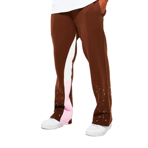 New Design Lightweight 100% Cotton <b>Men's</b> <b>Flare</b> <b>Trouser</b> Casual Breathable OEM ODM Wholesale All Sizes Available - Product Image 1