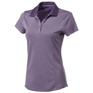 Fabricante y venta al por mayor de mujer personalizada de gran tamaño de punto para Polo patrón sólido estilo casual buen precio - Product Image 3