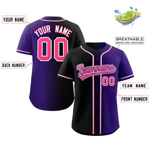 Maillots de baseball sublimés personnalisés de haute qualité vêtements de sport avec nom de l'équipe Logo BaseBall uniforme - Product Image 5