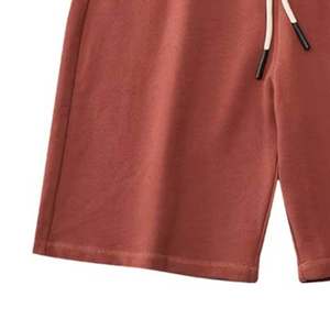 กางเกงขาสั้นผ้าฟลีซของผู้ชายกางเกงกีฬาเอวสูงหลากสี - Product Image 3