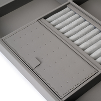 Kit de cadre d'organisation de tiroir réglable Emuca Quartz avec fermeture amortie et guides à extension complète pour armoires, modèle Espagne 7132352