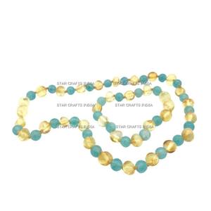 Handmade Women <b>Necklace</b> Resin Big <b>Beads</b> and Leather Cord Statement <b>Chunky</b> Beaded <b>Necklaces</b> Fashion Jewelry - Product Image 2