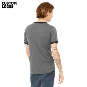 Camiseta básica con timbre personalizada Build Your Brand BB022, camiseta de manga corta y cuello redondo - Product Image 6