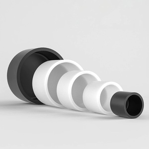 Modelo de cara redonda de goma de silicona blanca de 12,7mm, buena cubierta de resistencia a los golpes para tuberías automotrices fabricadas en Tailandia - Product Image 2