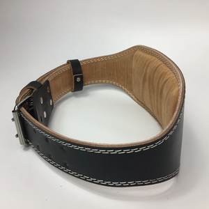 เข็มขัดยกน้ำหนักสำหรับยิมเข็มขัดหนังสองง่ามช่วยยกกระชับเอวฟิตเนส - Product Image 5