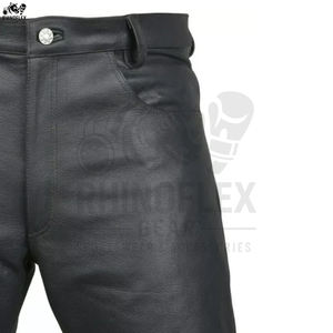 Pantalones cortos de cuero informales de verano para hombre, cintura alta, resistente, impermeable, transpirable, longitud, colores personalizados, Logo a la venta - Product Image 5