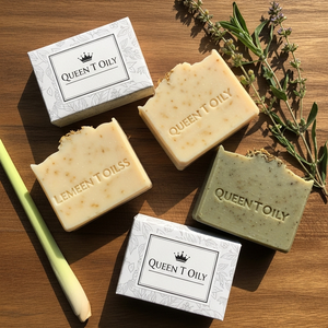 Venta al por mayor de jabón de hierbas naturales refrescante hierba de limón nutritiva para todo tipo de piel forma sólida para la piel grasa - Product Image 6