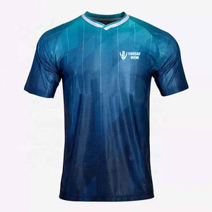 Uniforme de Fútbol Personalizado para Equipo, Manga Corta, Material Suave 100% Poliéster, Nuevo Diseño, Ligero, Secado Rápido, Transpirable para Adultos - Product Image 1