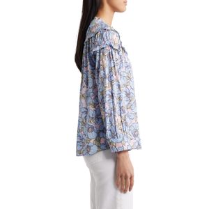 Chemisier de couleur unie à manches longues et col en V pour femmes Chemise de travail élégante - Product Image 6