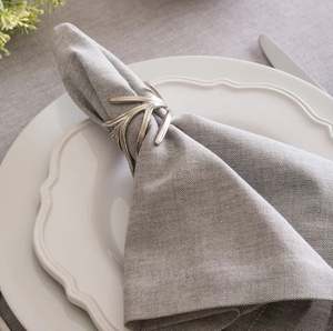 Anillo de Servilleta de Metal Plateado Antiguo al por Mayor, Decoración para Cocina, Restaurante, Hogar, Bodas, Hotel, Oficina, Vajilla, Cantidad al por Mayor - Product Image 5