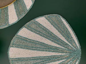 แผ่นรองจานทรงกลมแบบถักจากพลาสติกที่เป็นมิตรกับสิ่งแวดล้อม ดีไซน์ลายฟักทองสุดหรู - Product Image 6