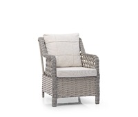 Ensemble de 4 pièces de table et chaises de jardin en rotin KUGU KAPADOKYA MINI moderne, fabriqué en Turquie, avec structure en aluminium, non pliable, pour hôtel et extérieur