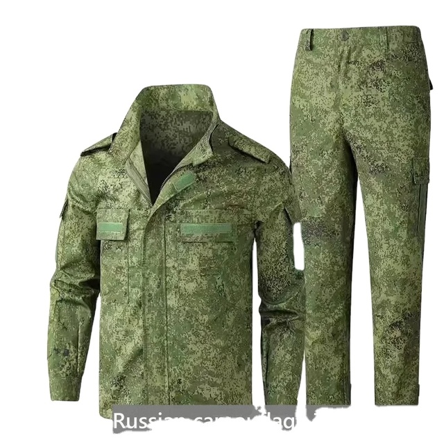 Russian Camouflage Tactical Suit Combat Uniform Men Field Training Clothes Outdoor Hunting Ghillie Suit Jacket Pants Plus Size